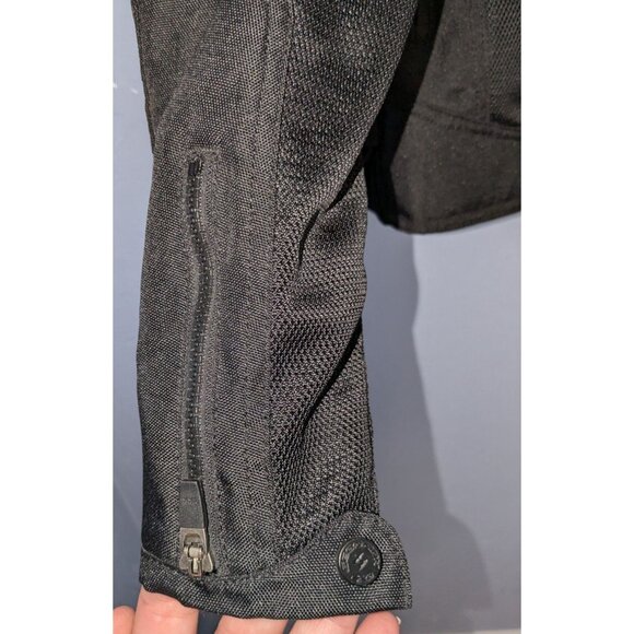 Scorpion Exo Women Blk Motorcycle Jacket Lg Quilted Zippered Cuffs liner - Picture 9 of 16